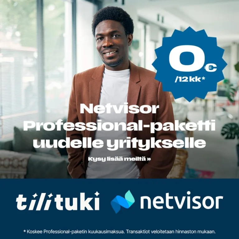 Netvisor kampanja uudet yritykset